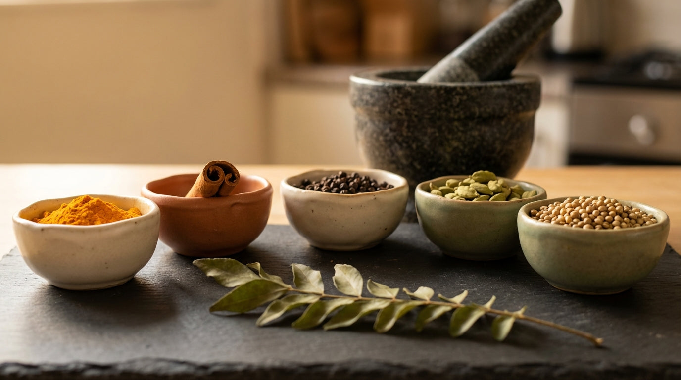 Ayurveda Gewürze: Doshas, Rasas & Kochtipps