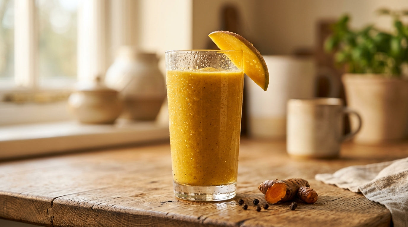 Kurkuma-Smoothie Rezept: Mango, Pfeffer-Trick