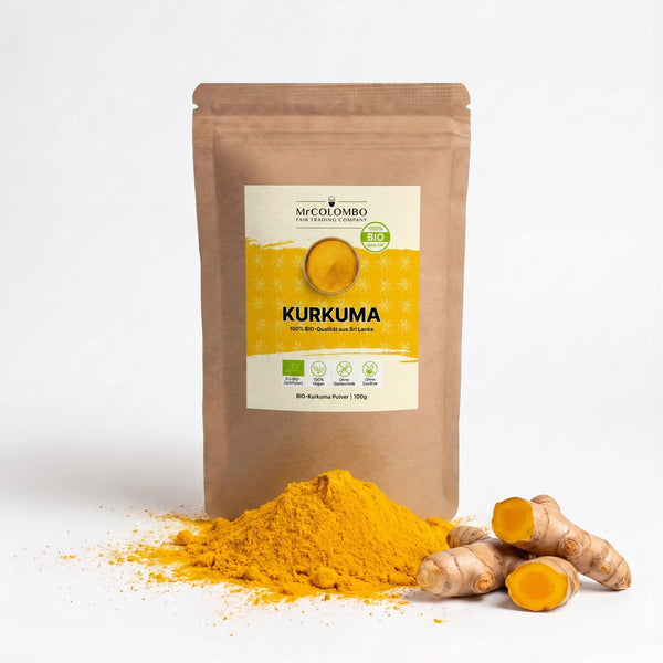Bio Kurkuma Pulver aus Sri Lanka 100 g aus Sri Lanka - MrCOLOMBO