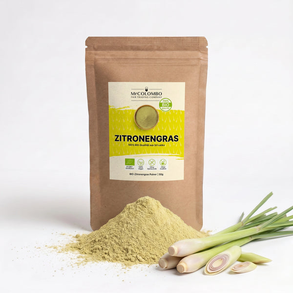 Bio-Zitronengras Pulver aus Sri Lanka aus Sri Lanka - MrCOLOMBO