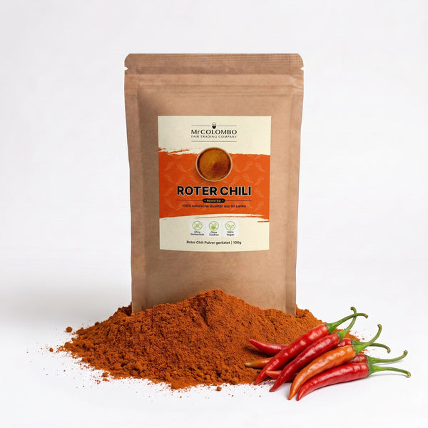 Chili Pulver geröstet aus Sri Lanka 100 g aus Sri Lanka - MrCOLOMBO