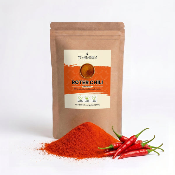 Chili Pulver ungeröstet aus Sri Lanka 100 g aus Sri Lanka - MrCOLOMBO