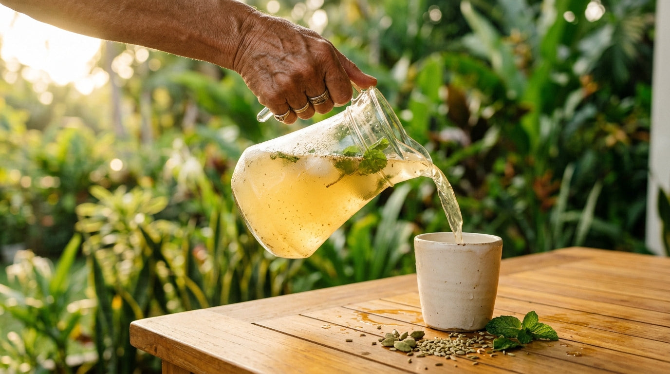 Ayurveda im Sommer: Kühlende Gewürze für Hitze