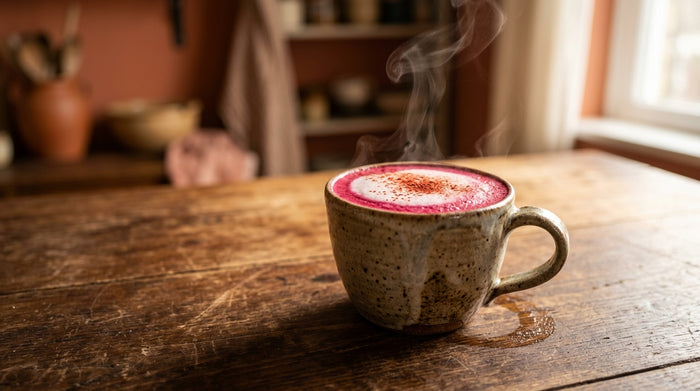 Rote-Bete-Latte Rezept: das pinke Trendgetränk - MrCOLOMBO Magazin