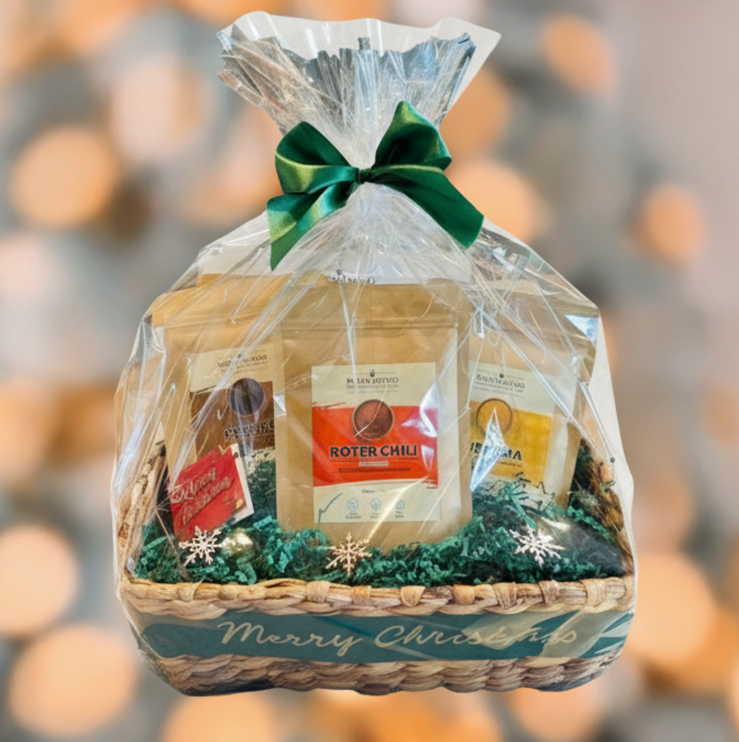 Geschenkkorb mit 7 tollen Gewürzvariationen