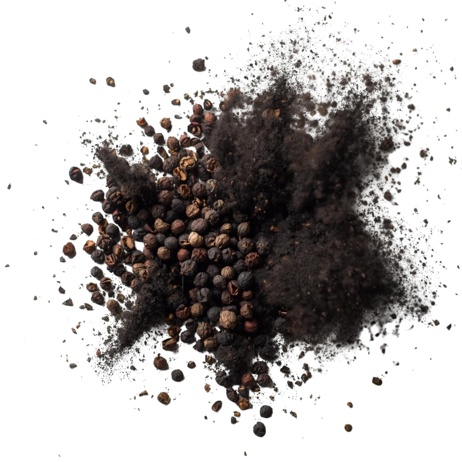 Frisch gemahlener schwarzer Pfeffer von MrCOLOMBO - kräftige Aromen und volles Pfefferaroma aus Sri Lanka.