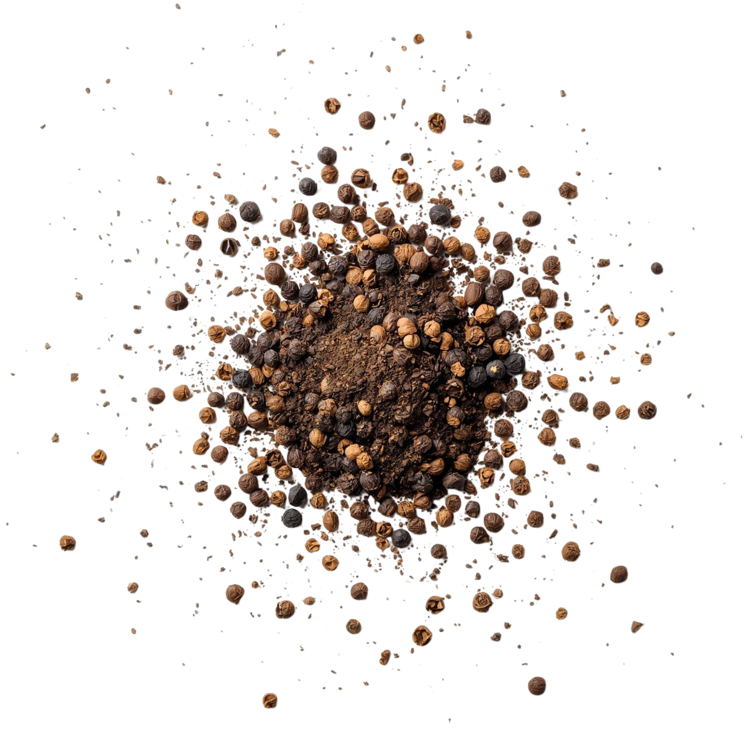 MrCOLOMBO Pfeffer geschrotet - kräftiger Pfeffer mit rustikalem Mahlgrad und intensivem Duft.