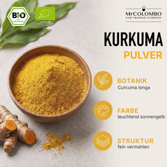 Bio Kurkuma Pulver aus Sri Lanka - Ansicht 5