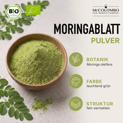 Bio Moringa Pulver aus Sri Lanka - Ansicht 3