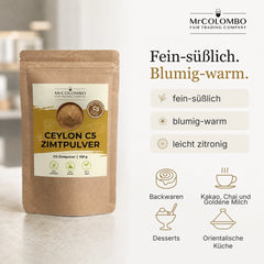 Ceylon Zimt Pulver - echter Zimt, gemahlen - Ansicht 2
