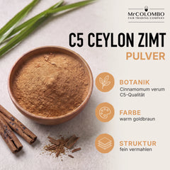 Ceylon Zimt Pulver - echter Zimt, gemahlen - Ansicht 3