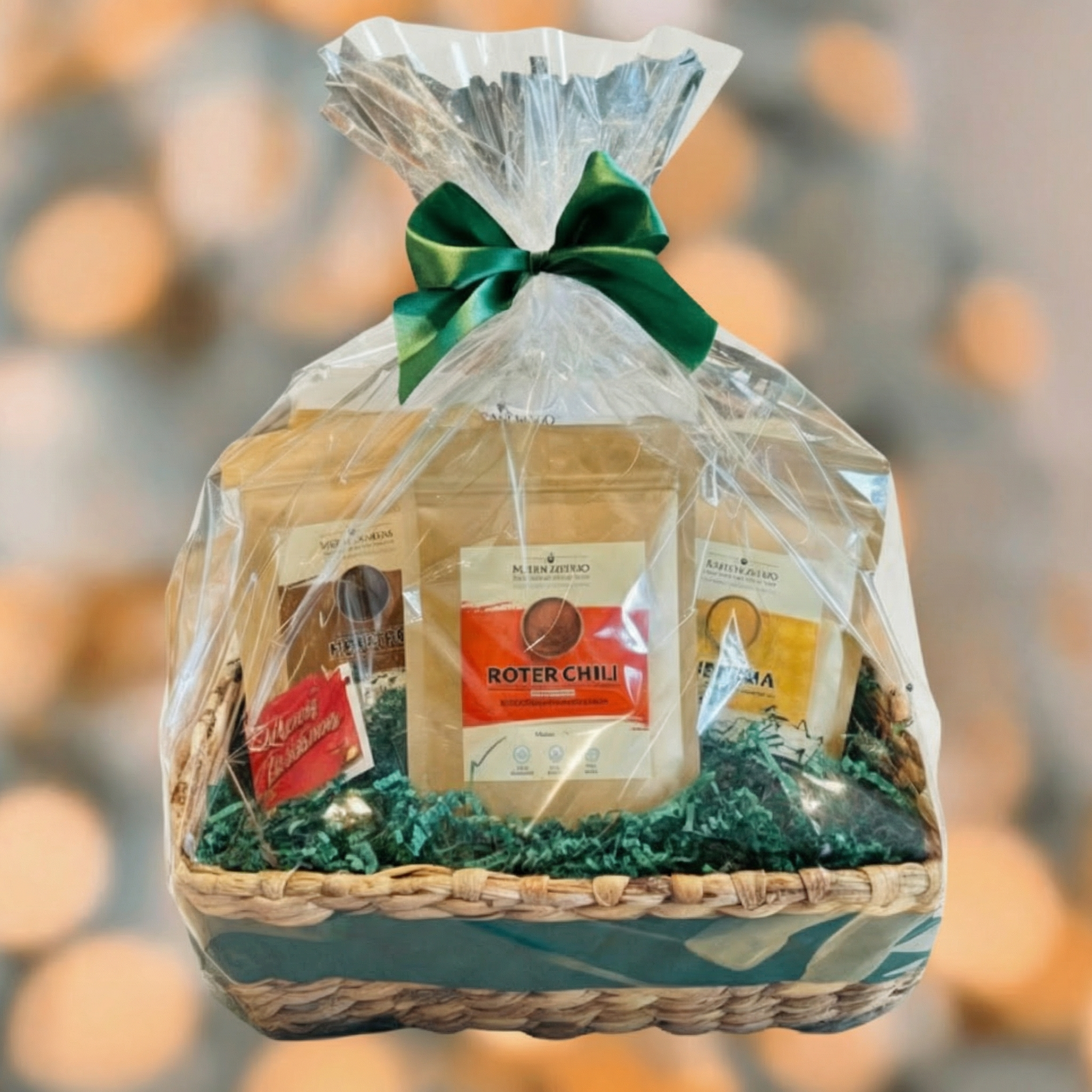 Geschenkkorb mit 7 tollen Gewürzvariationen