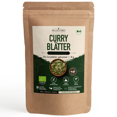 Bio-Curryblätter getrocknet aus Sri Lanka