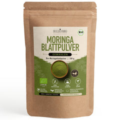 Bio Superfood-Set - enthalten: Bio-Moringa Pulver 250 g im MrCOLOMBO Produktbeutel