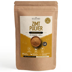 Ceylon Gewürz-Set aus Sri Lanka - enthalten: Ceylon Zimt Pulver 100 g im MrCOLOMBO Produktbeutel
