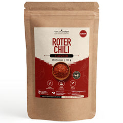 Ceylon Gewürz-Set aus Sri Lanka - enthalten: Chiliflocken 100 g im MrCOLOMBO Produktbeutel