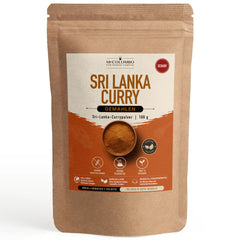 Ceylon Gewürz-Set aus Sri Lanka - enthalten: Sri Lanka Curry Pulver 100 g im MrCOLOMBO Produktbeutel