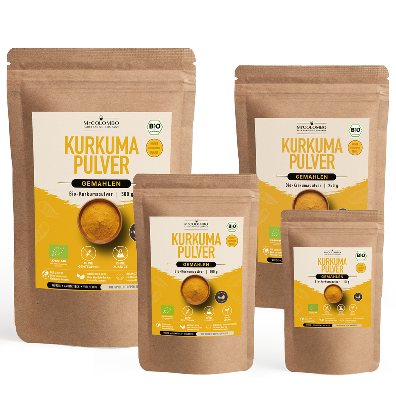 Bio-Kurkuma Pulver aus Sri Lanka - MrCOLOMBO