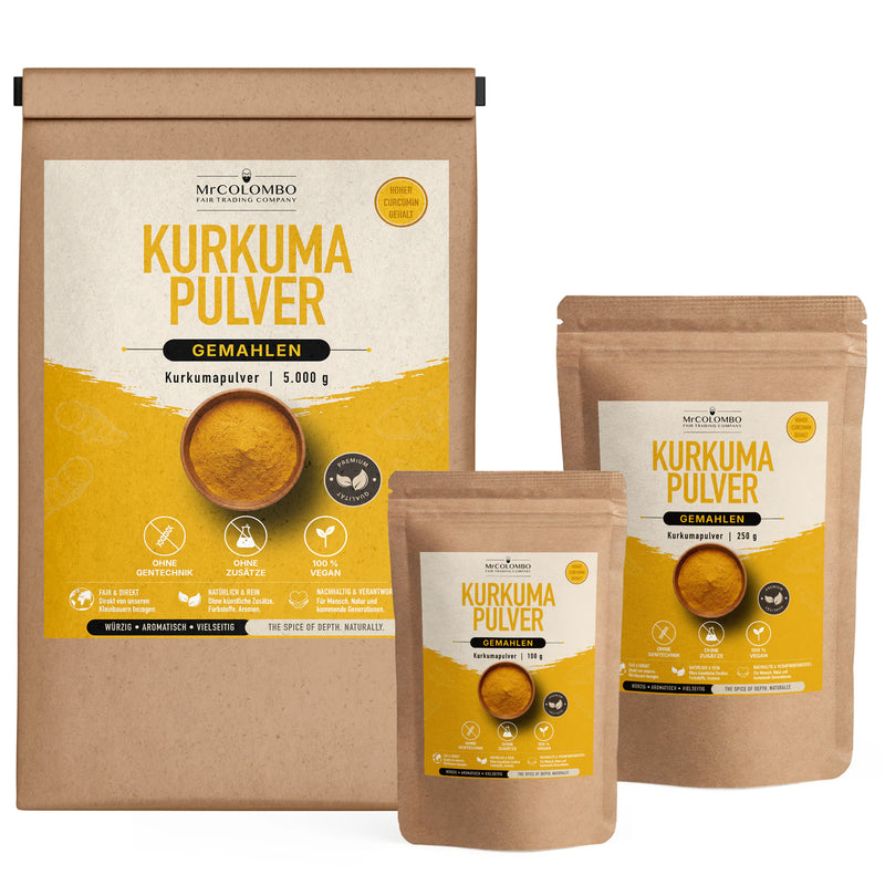 Kurkuma Pulver aus Sri Lanka - Single Origin - MrCOLOMBO