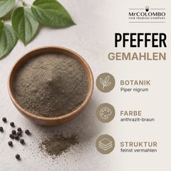 Schwarzer Pfeffer gemahlen (Pulver) aus Sri Lanka - Ansicht 3
