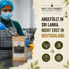 Schwarzer Pfeffer geschrotet aus Sri Lanka - Ansicht 7