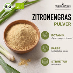 Bio-Zitronengras Pulver aus Sri Lanka - Ansicht 3